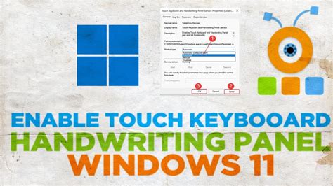 How To Enable Touch Keyboard And Handwriting Panel Service In Windows