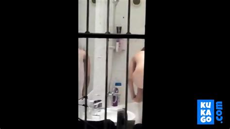 Neighbour Caught Naked In Bathroom
