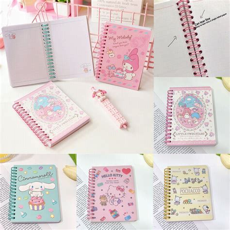 Kuromi A Date Book Notebook Sanrio Book Office Notepad Spiral Bound