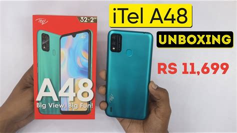 Itel A48 Unboxing In Pakistan 2gb32gb Fingerprint Sensor Face