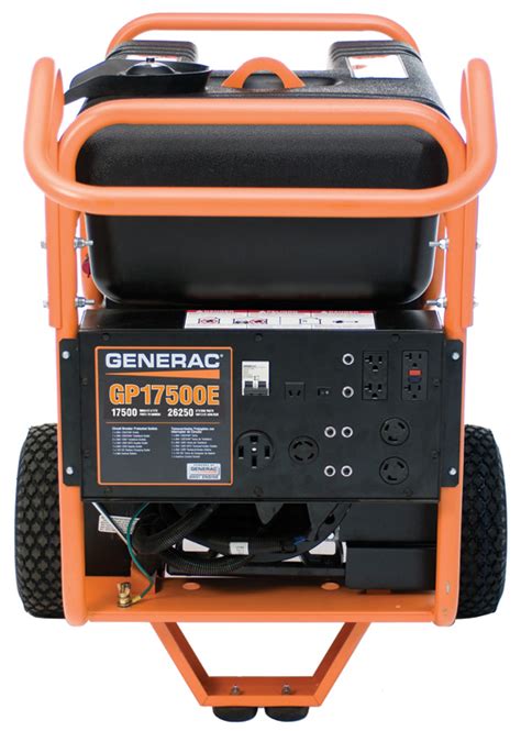 Generac 5735 Gp17500e 17500 Watt Gas Powered Portable Generator