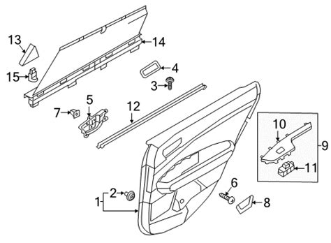 A Bf Genuine Kia Panel Assembly Rear Door