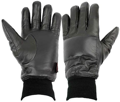 British Army Black Leather Ni Gloves