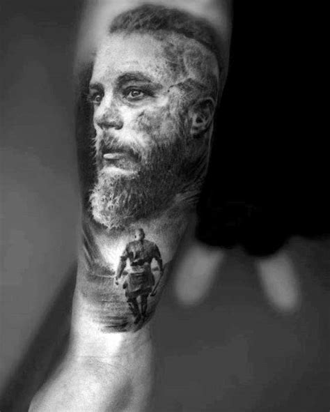 60 Ragnar Lothbrok Tattoo Designs For Men - Vikings Ink Ideas