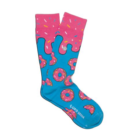 Meia Urban Unissex Canela Alta Donut Lupo Bra Lingerie