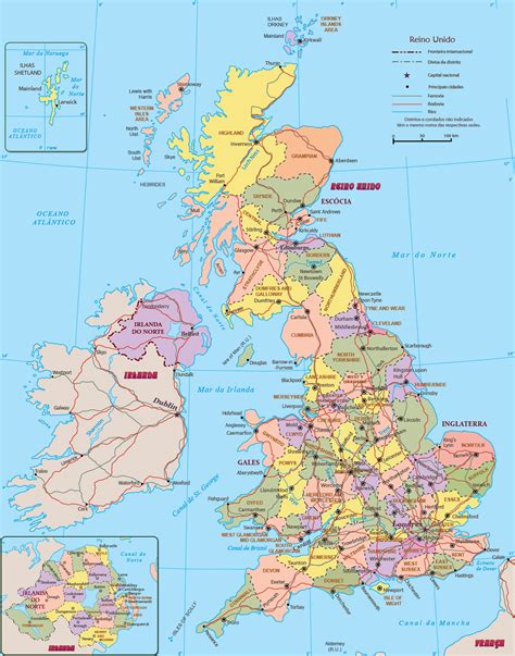 Altamente Detallado Mapa Pol Tico De Inglaterra Con Las Regiones Y Sus