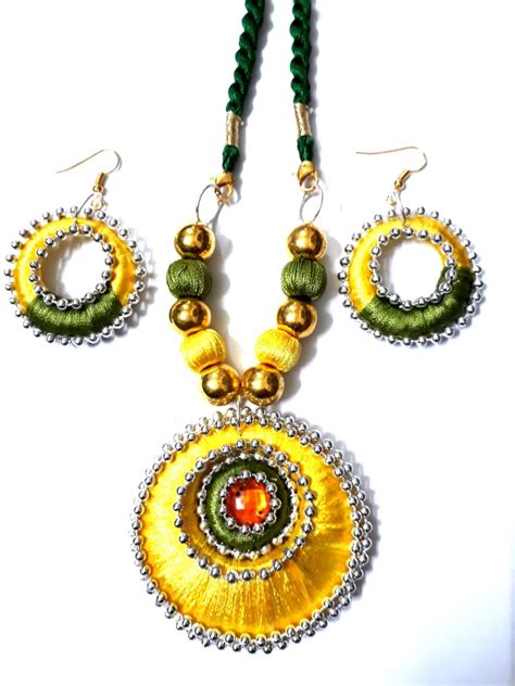 Party Silk Thread Jewelry Set At Rs 200 Set In Kolkata ID 16150684912