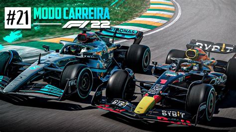 F1 2022 MODO CARREIRA GP DO BRASIL 50 CONFRONTO DIRETO A RED