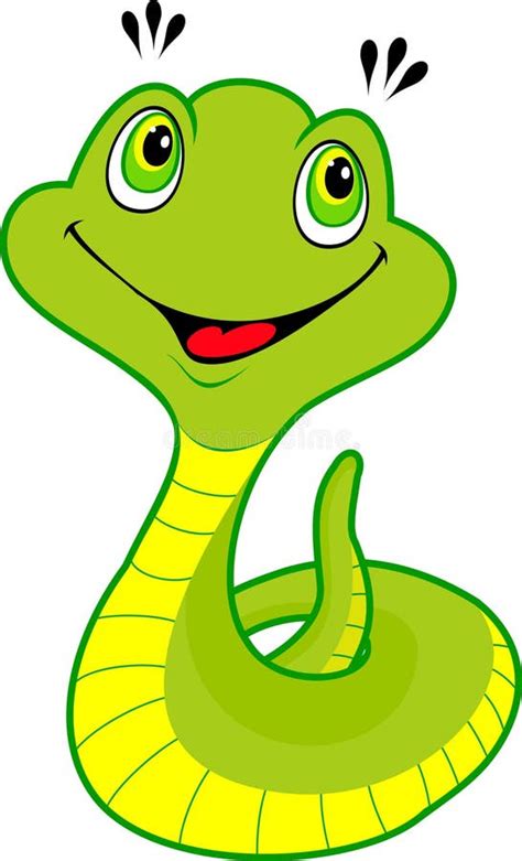 Cute Cartoon Snake Stock Vector Illustration Of Animal 27259564