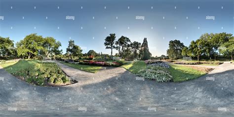 view  garden  innovations montreal botanical garden alamy
