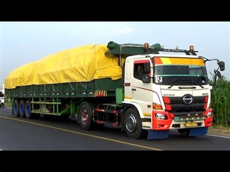 Truk Berat Raja Pantura Truck Trailer Panjang Truk Tronton Hino