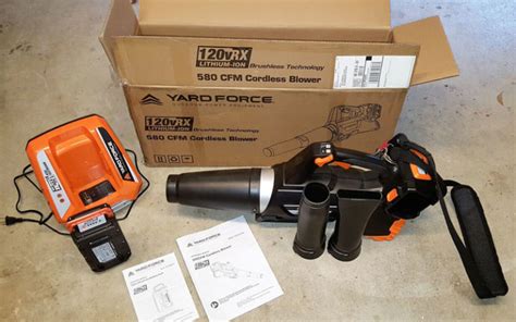 Yard Force 120v Rx Cordless Blower Product Review