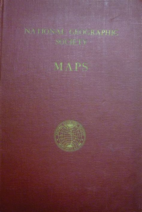 National Geographic Society Folded Maps