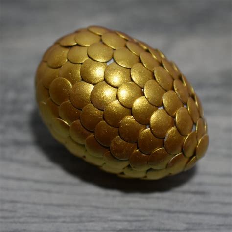 Gold Dragon Egg Handmade Fantasy Decoration Etsy