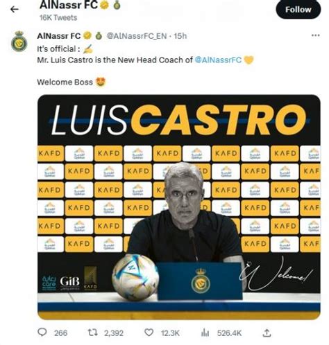 Al Nassr Resmi Tunjuk Luis Castro Jadi Pelatih Baru Bawa Cristiano Ronaldo Dkk Menggila Di Liga