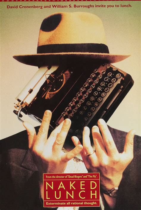 Naked Lunch Rare Original Vintage Movie Poster For David Cronenberg S