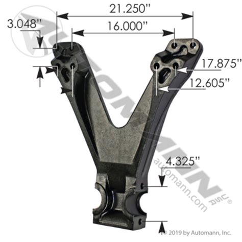 Mk16918 Kenworth Alum Center Bracket Sadler Power Train Inc