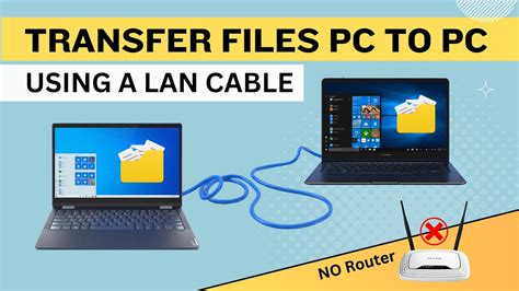 Transfer Files From PC To PC Using A LAN Ethernet Cable YouTube