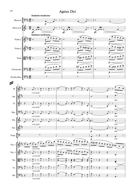 Gounod Messe Solennelle De Sainte Cecile Score