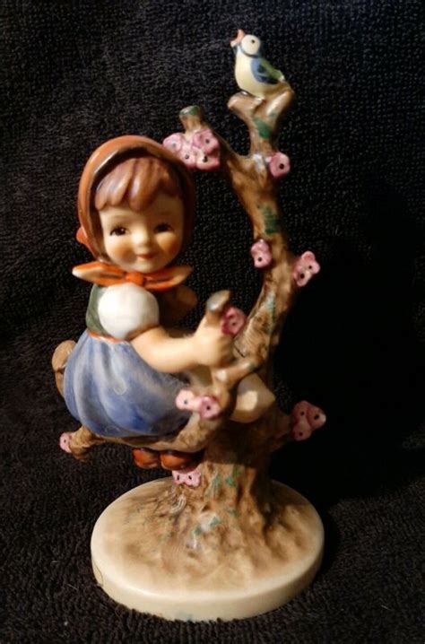 Vintage Hummel Girl In Apple Tree 141 1 Figurine GOEBEL West Germany