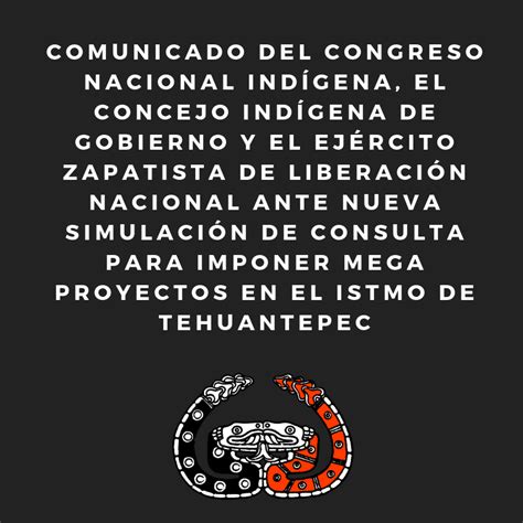 Comunicado Del Congreso Nacional Ind Gena El Concejo Ind Gena De