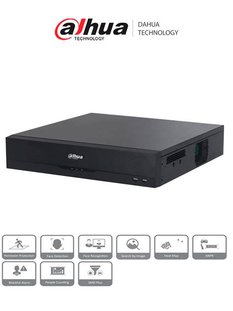 DAHUA DHI NVR5816 EI NVR IP WizSense De 16 Canales 2MP 2U 8HDD