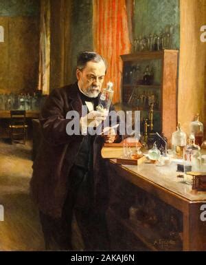 Louis Pasteur En Su Laboratorio En Fecha Fotograf A De