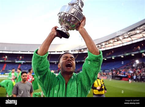 ROTTERDAM Cody Gakpo Of PSV Eindhoven With The TOTO KNVB Cup KNVB