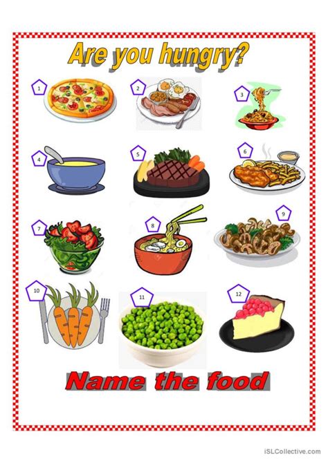 Are You Hungry English Esl Worksheets Pdf And Doc