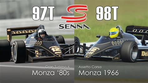 Lotus 97T 98T Monza 1966 80s GT6 Assetto Corsa Senna