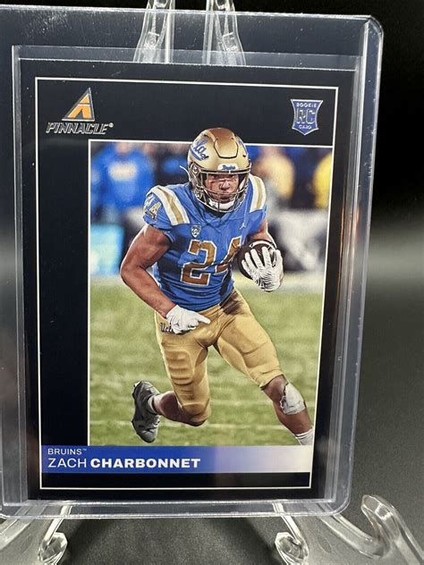 2023 Chronicles Draft Picks Zach Charbonnet PINNACLE ROOKIE CARD UCLA