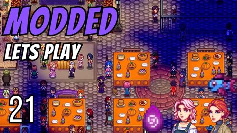 Halloween Fancy Dress Stardew Valley Modded Lets Play Ep Youtube