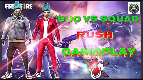 Duo Vs Squad Ll Best Rush Gameplay Ll Free Fire Ll Youtube