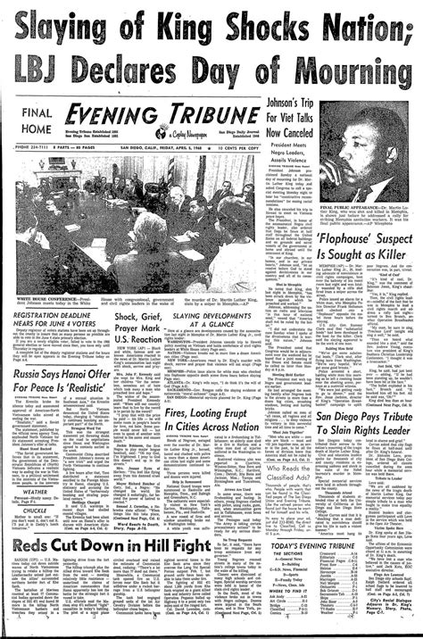 From the Archives: Martin Luther King slaying shocked nation 55 years