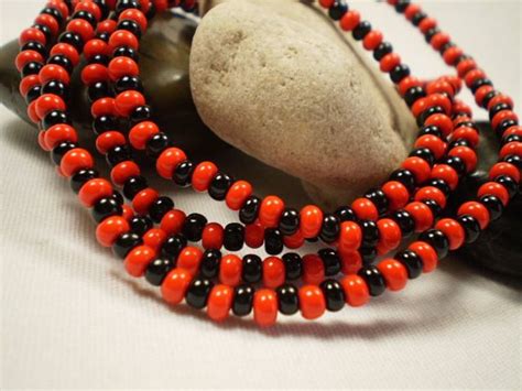 Eleggua Eleke Collares De Santeria Yoruba Elegua Black And Red Etsy