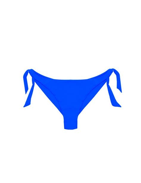 Ripley BIKINI MUJER SAMIA 30072 CALZÓN TANGA CON AMARRAS COLOR AZUL