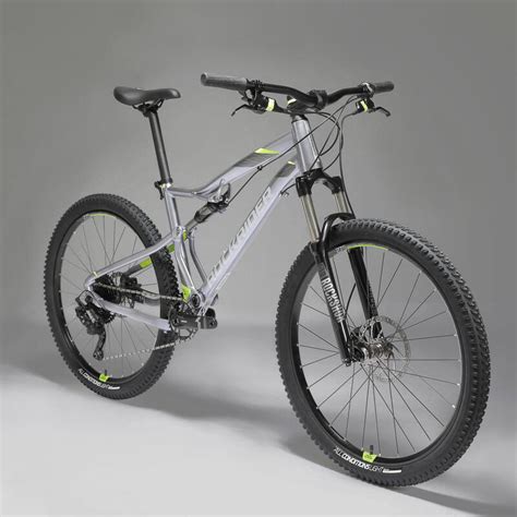 275 Full Suspension Mountain Bike St 900 S Greyyellow Rockrider