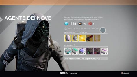 Destiny Xur Ha Rivelato Sei Equipaggiamenti Esotici De Il Re Dei