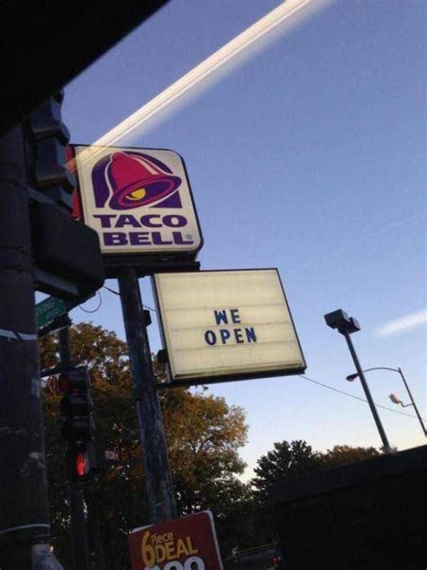 20 Funny Eye Catching Taco Bell Signs Klyker Com