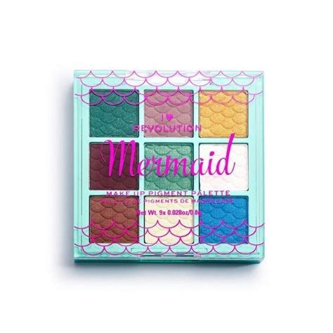 Paleta Revolution Mermaid X Colores Mayorista Cosmetic Shop