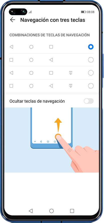HUAWEI Serie P40 Cómo configurar la navegación del sistema