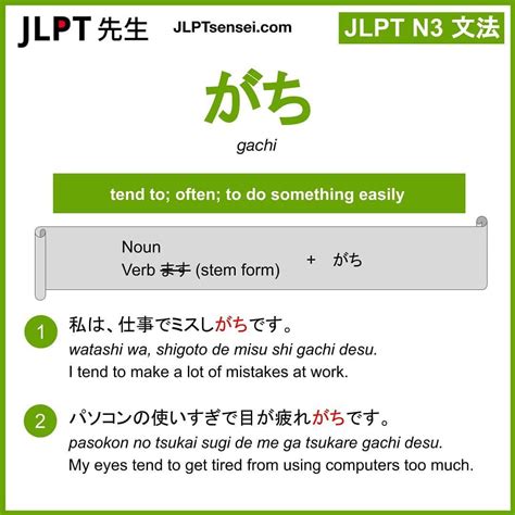 Jlpt Sense On Instagram “jlpt N3 Grammar List Flashcards Jlpt