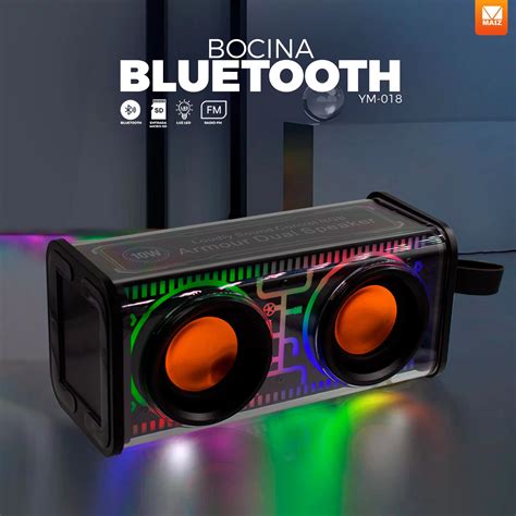 Bocina Bluetooth Rectangular Ym Comercializadora Ma Z