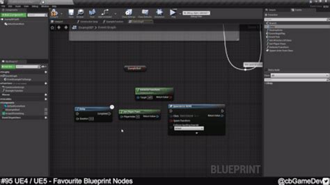 Quick Dev Tip 95 Ue4 Ue5 Favourite Blueprint Nodes — Cbgamedev