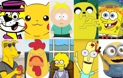 Why are so many cartoon characters yellow?