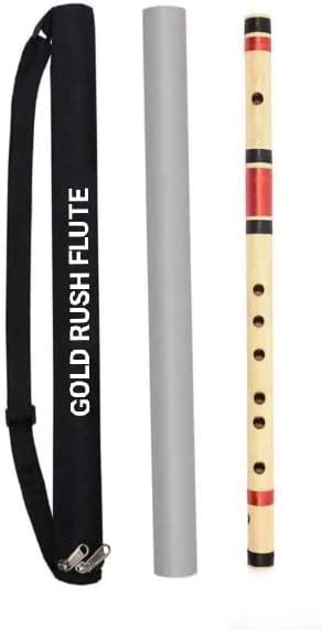 Gold Rush Flute G Natural Base Right Hand Flute Indian Professional