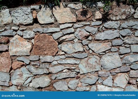 Antiga Textura De Parede De Pedra Parede De Pedra Bruta Cerca De