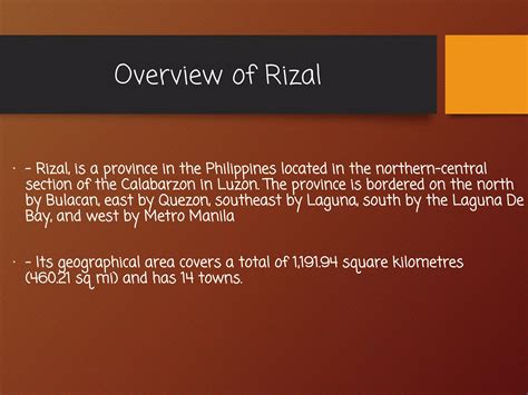 All about the province of Rizal | PPT