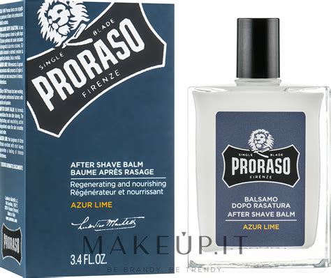 Proraso Azur Lime After Shave Balm Balsamo Dopobarba Makeup It