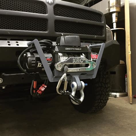 Homemade Custom Front Bumper And Winch Cradle For My 99 Cummins Fully